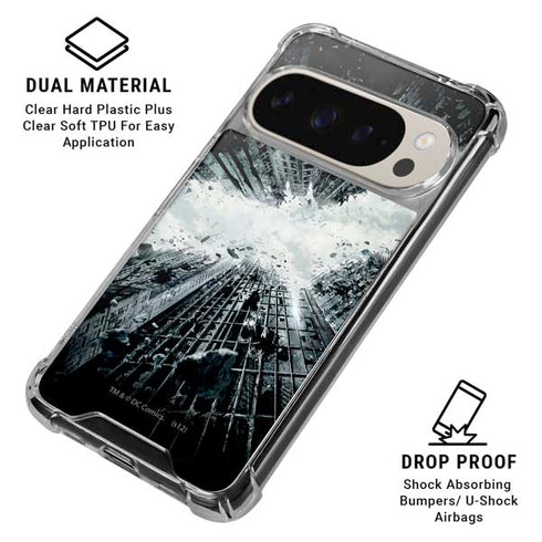 DC Comics Batman Dark Knight Rises Poster Pixel 9/9 Pro Clear Case